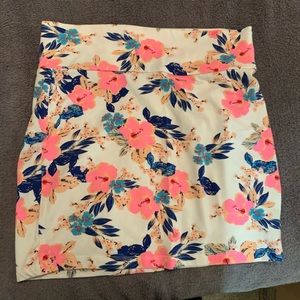 Flowered skirt